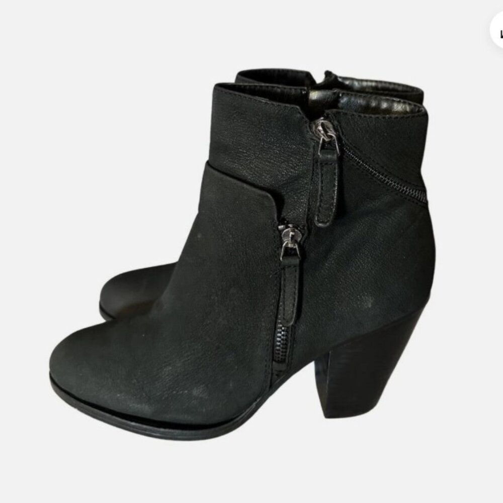 Vince Camuto - Hinnegan Black Leather Ankle Boot Size 5.5 - Picture 2 of 11